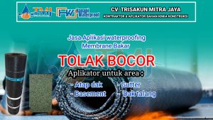 Jasa waterproofing membrane bakar