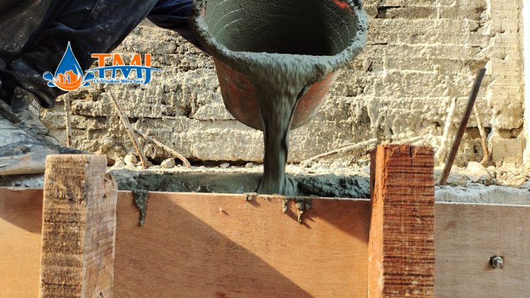 Grouting beton keropos dan spalling