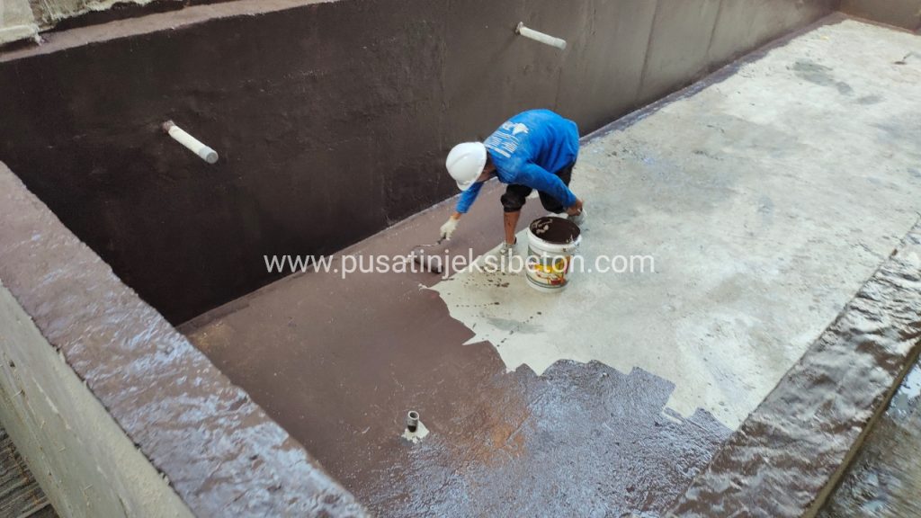 Waterproofing Kolam Renang System Coating PU Bitumen