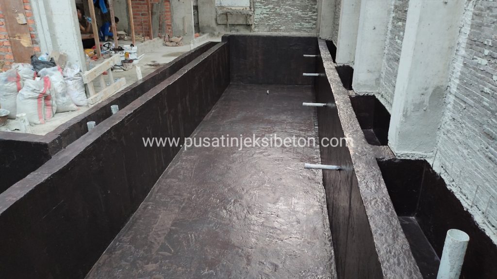 Waterproofing Kolam Renang System Coating PU Bitumen