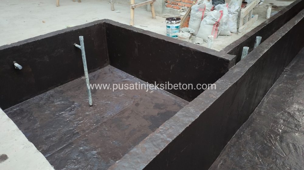 Waterproofing Kolam Renang System Coating PU Bitumen
