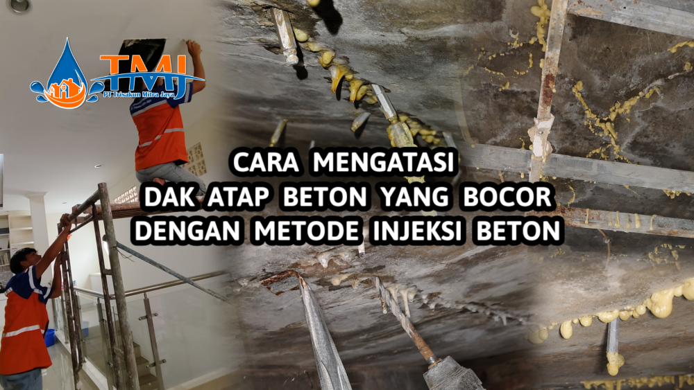 Injeksi beton dak atap
