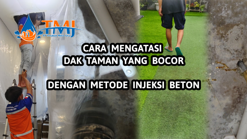 Injeksi beton dak atap beton jakarta timur